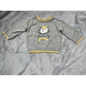 Gymboree Toddler Grey & Yellow Sweater
